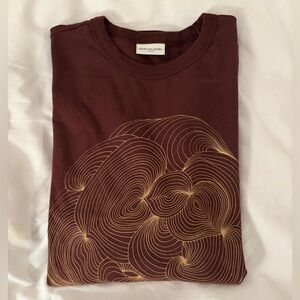 Dries Brown Graphic T-Shirt